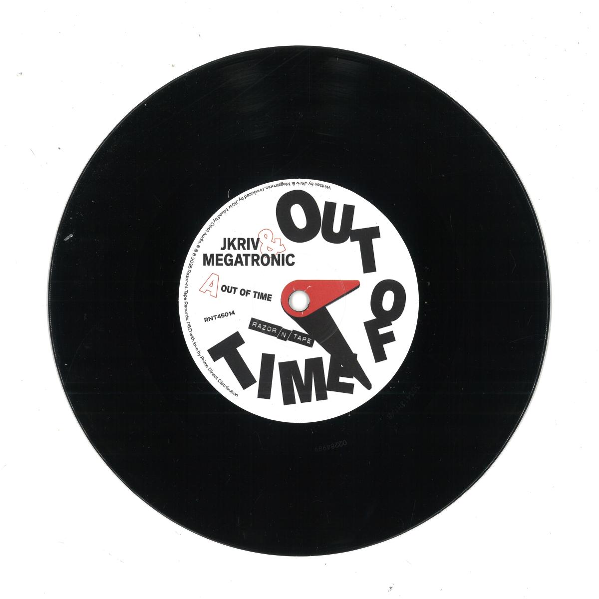 JKriv - Out of Time (7") | RAZOR N TAPE (RNT45014) - main