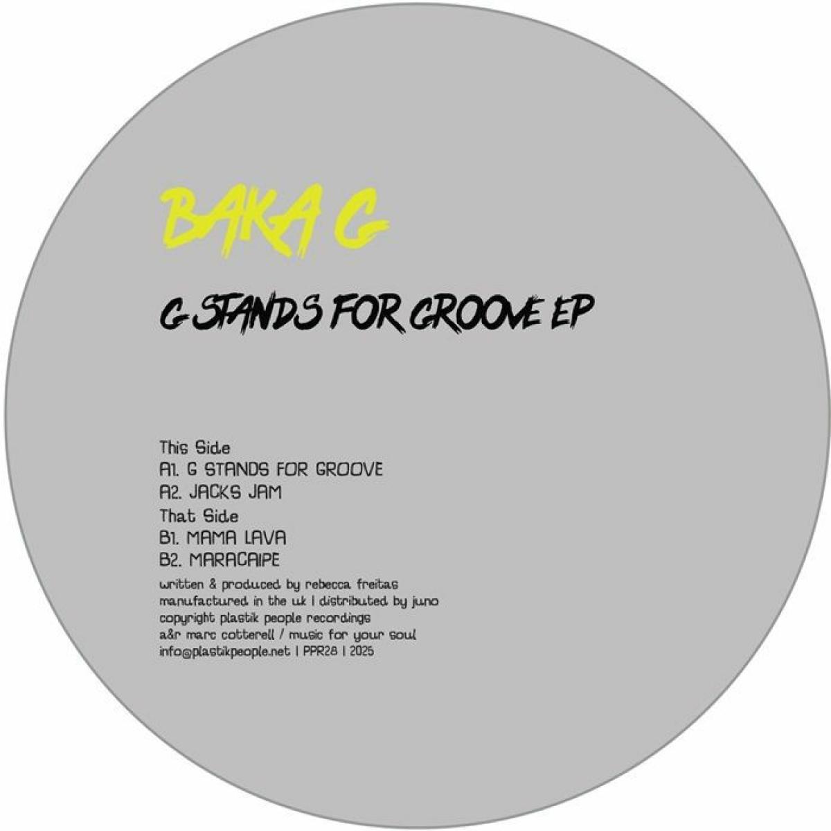Baka G - G Stands For Groove EP | Plastik People Recordings (PPR28)