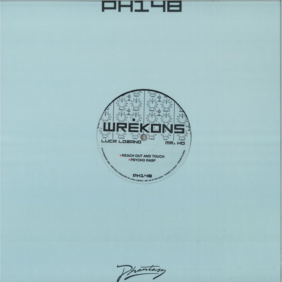 Luca Lozano - WREKONS EP | PHANTASY SOUND (PH148) - main Luca Lozano - WREKONS EP | PHANTASY SOUND (PH148) - main