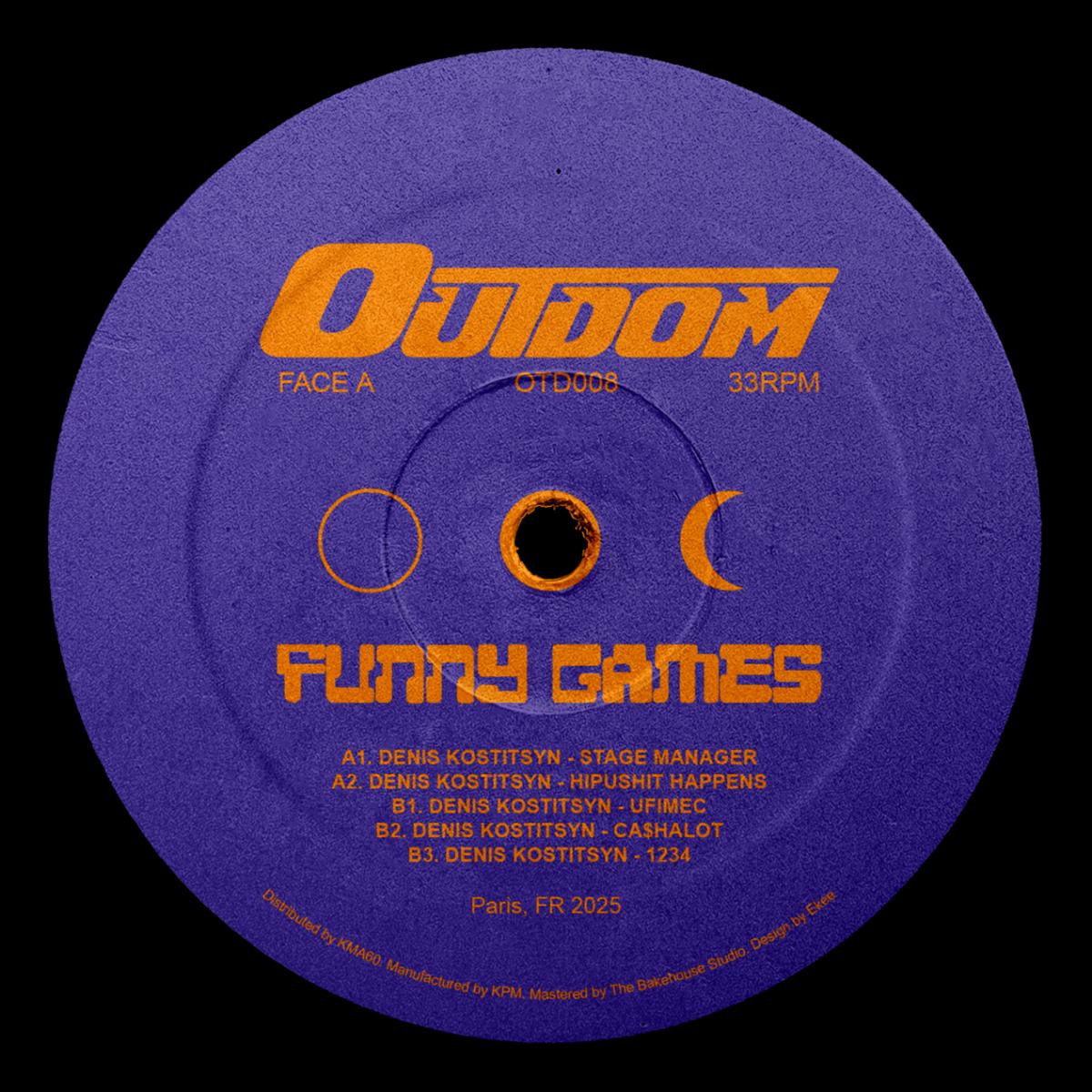 Denis Kostitsyn - Funny Games EP | Outdom Records (OTD008) - main