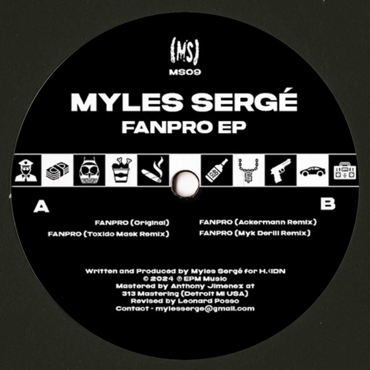 Myles Sergé - FANPRO EP LP | (MS) (MS13) Myles Sergé - FANPRO EP LP | (MS) (MS13)