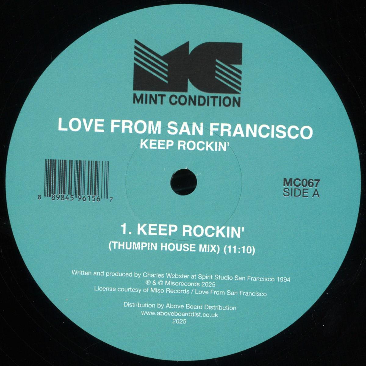 Love From San Francisco - Keep Rockin' (Incl. Unreleased Mixes) | Mint Condition (MC067)