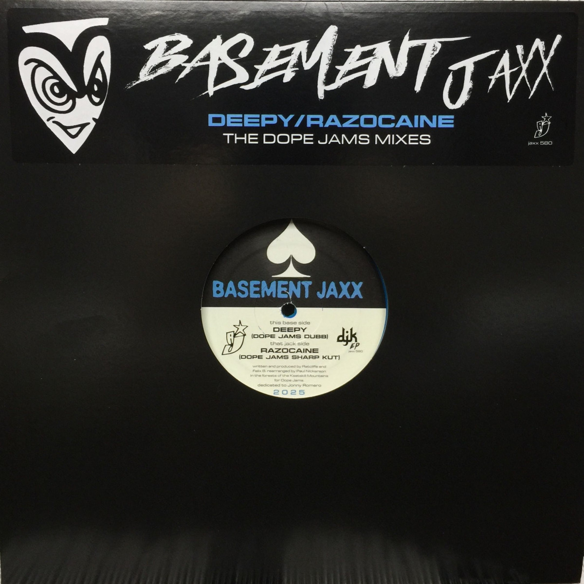 Basement Jaxx - Deepy / Razocaine (Dope Jams Mixes) | Atlantic Jazz Recordings (JAXX580) - main