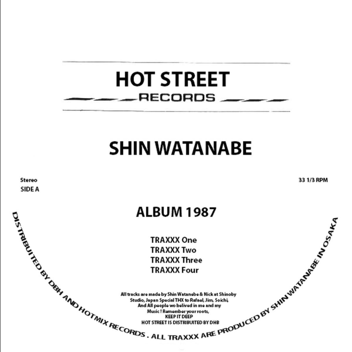SHIN WATANABE - ALBUM 1987 | Hot Street Records (HS003) - main SHIN WATANABE - ALBUM 1987 | Hot Street Records (HS003) - main