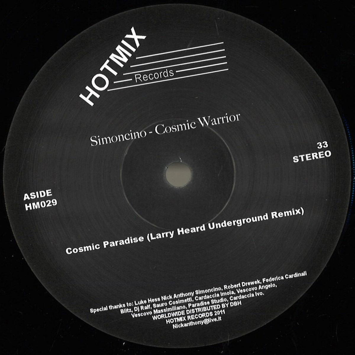 Simoncino - Cosmic Warrior Remixes | HOTMIX RECORDS (HM029)