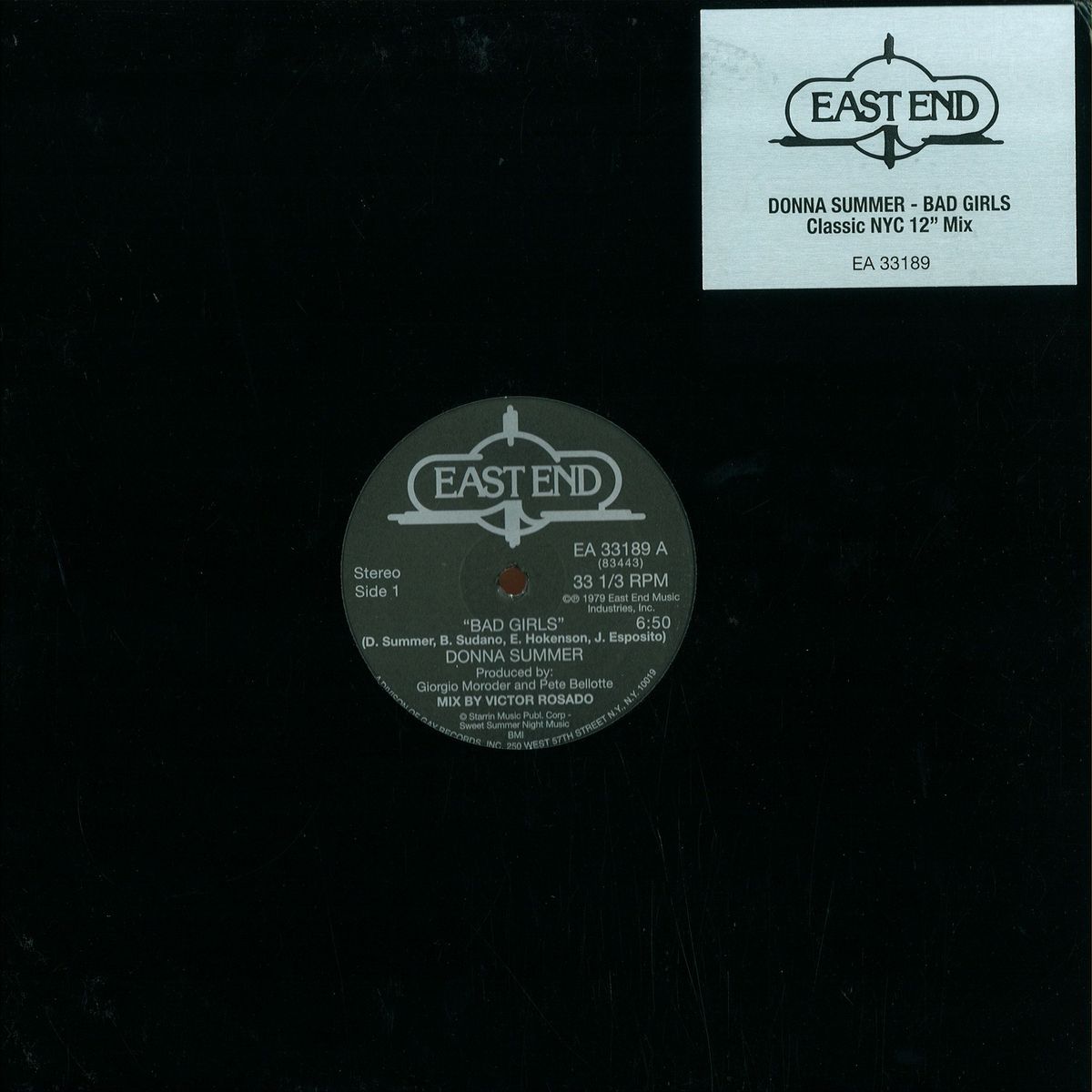 Donna Summer - Bad Girls / Now I Need You (Victor Rosado Mixes) | East End (EA33189) - main