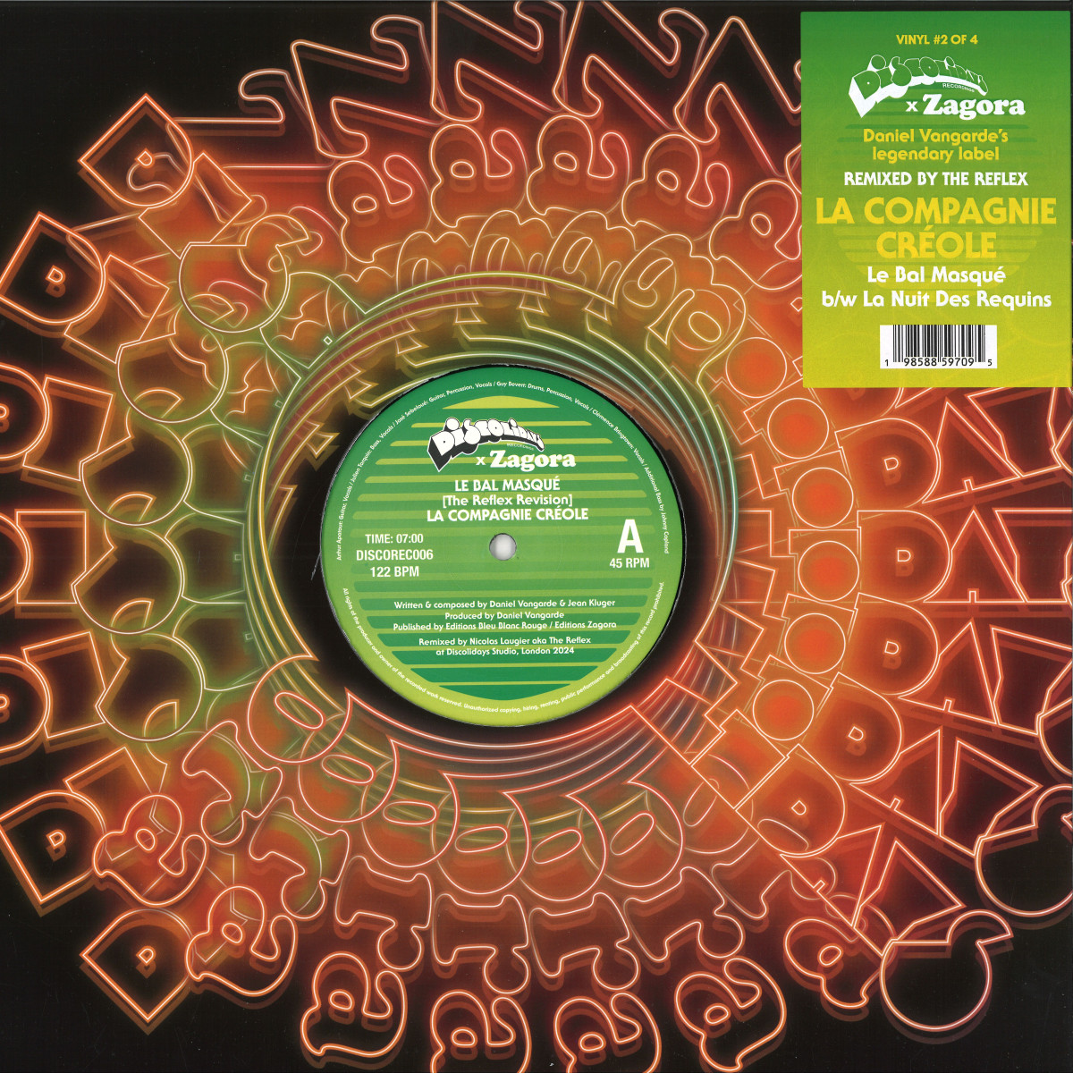 La Compagnie Créole - Le Bal Masqué / La Nuit Des Requins | Discolidays (DISCOREC006) - main