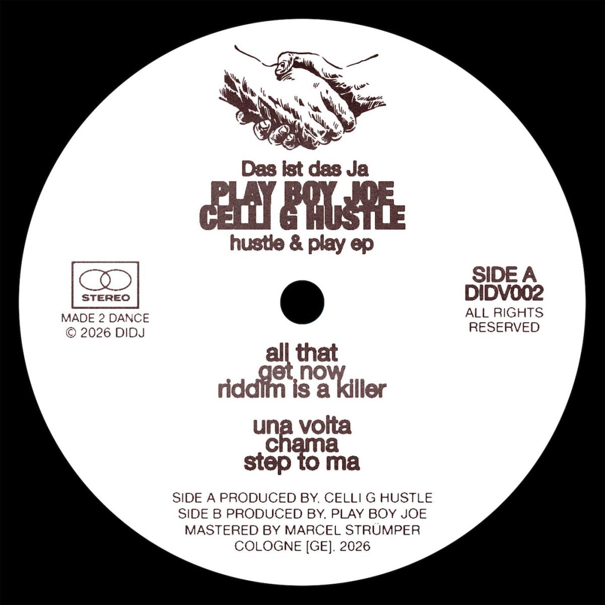 Play Boy Joe - hustle & play ep | Das Ist Das Ja (DIDV002) - main Play Boy Joe - hustle & play ep | Das Ist Das Ja (DIDV002) - main