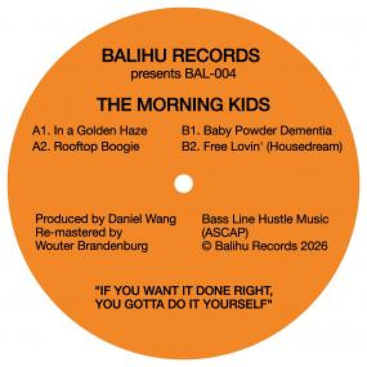 THE MORNING KIDS - IN A GOLDEN HAZE | Balihu Records (BAL004) - main THE MORNING KIDS - IN A GOLDEN HAZE | Balihu Records (BAL004) - main