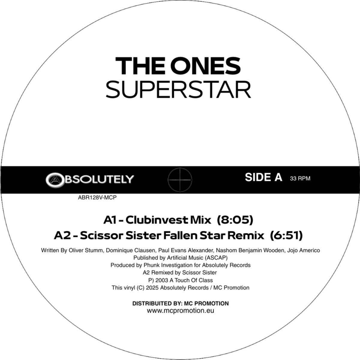 Superstar - Superstar | Absolutely Records (ABR128V-MCP) - main