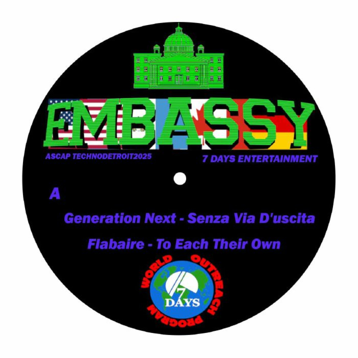 Various - Embassy LP 2x12" | Days Entertainment (7DAYSEMB001)