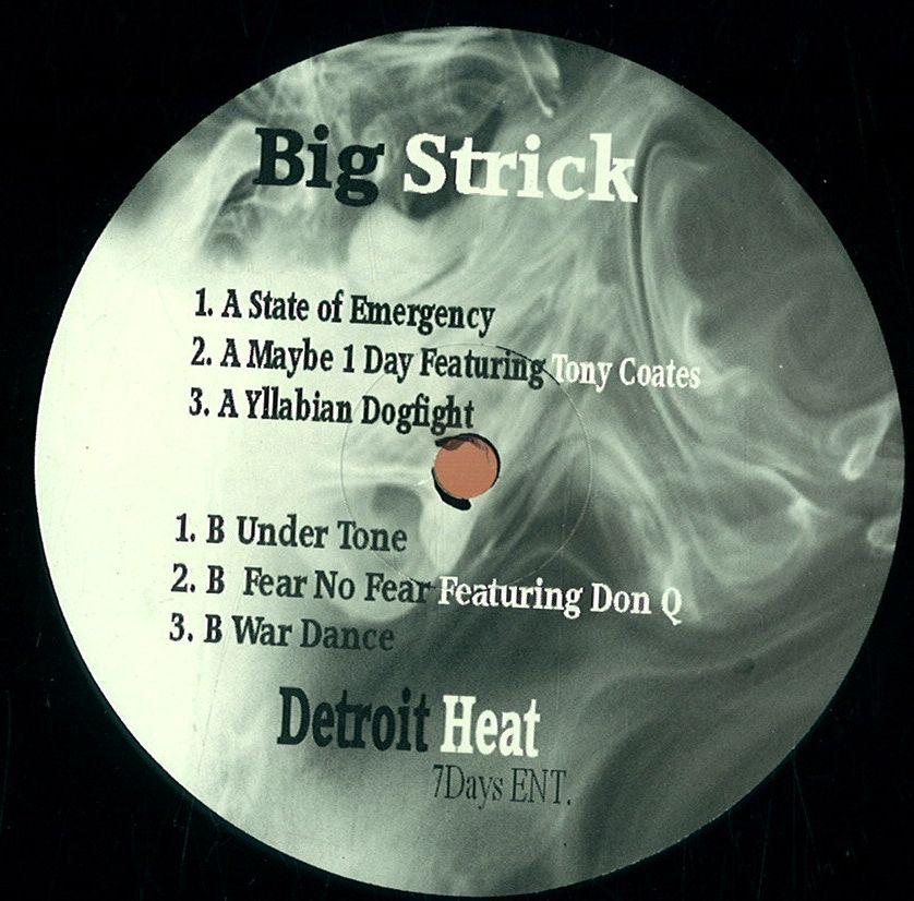 Big Strick - Detroit Heat EP | Days Entertainment (7DAYS1002) Big Strick - Detroit Heat EP | Days Entertainment (7DAYS1002)