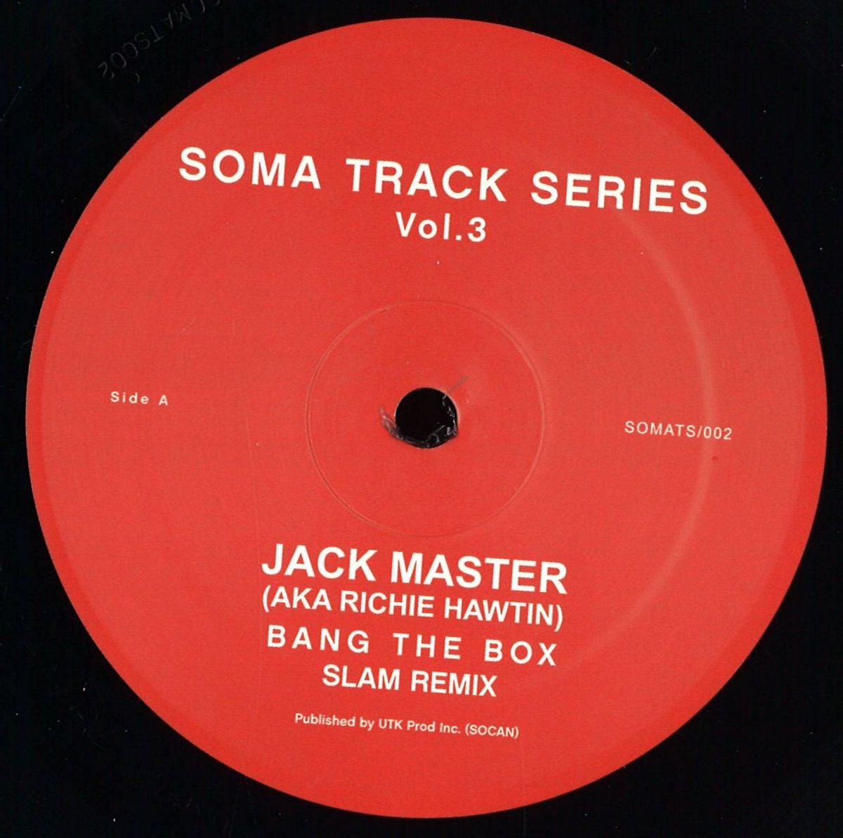Jack Master - Soma Track Series Volumes 3 & 4 | Soma Quality Recordings (SOMATS002)