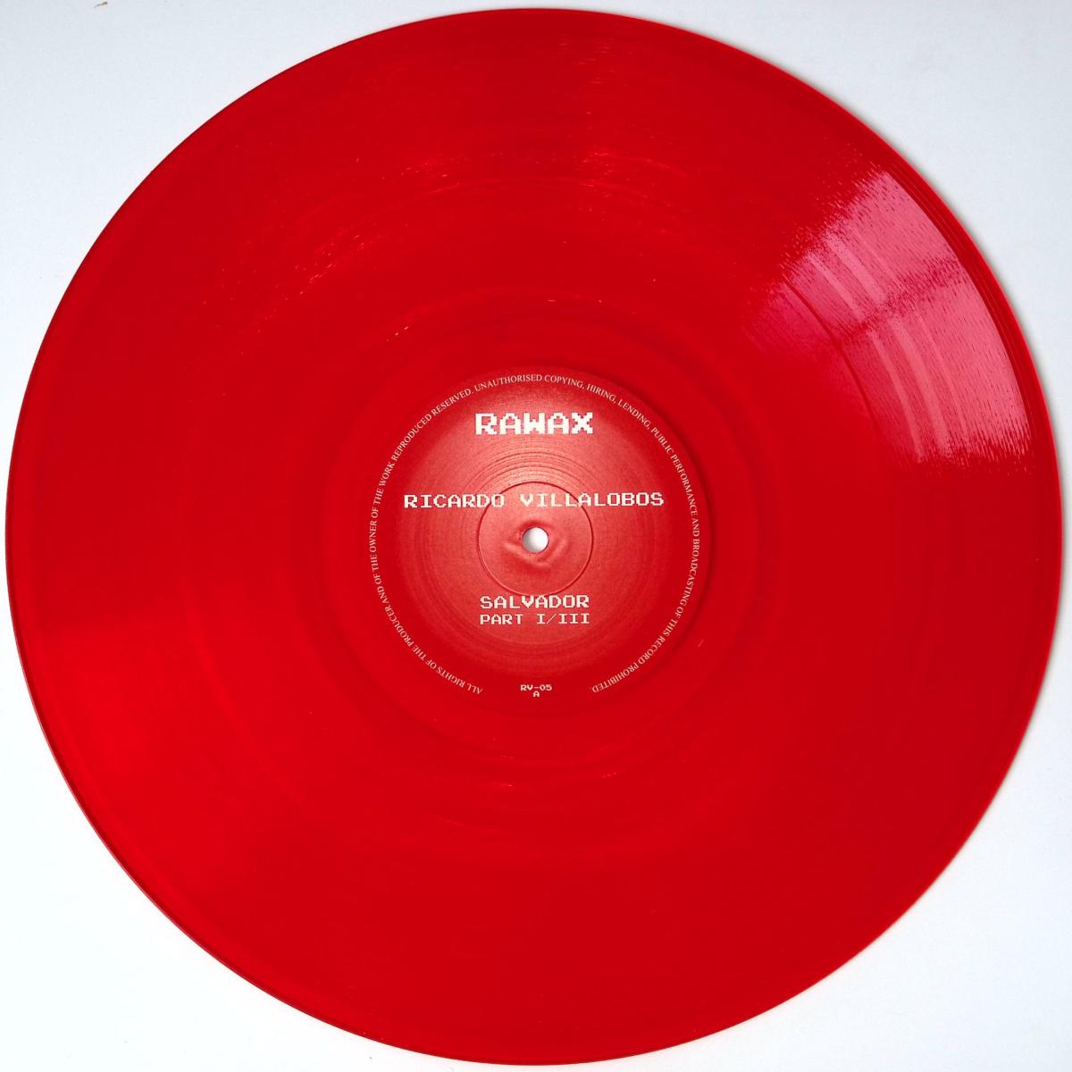 Ricardo Villalobos - SALVADOR (PART 1 OF 3) | Rawax Records (RV-05R) - main Ricardo Villalobos - SALVADOR (PART 1 OF 3) | Rawax Records (RV-05R) - main