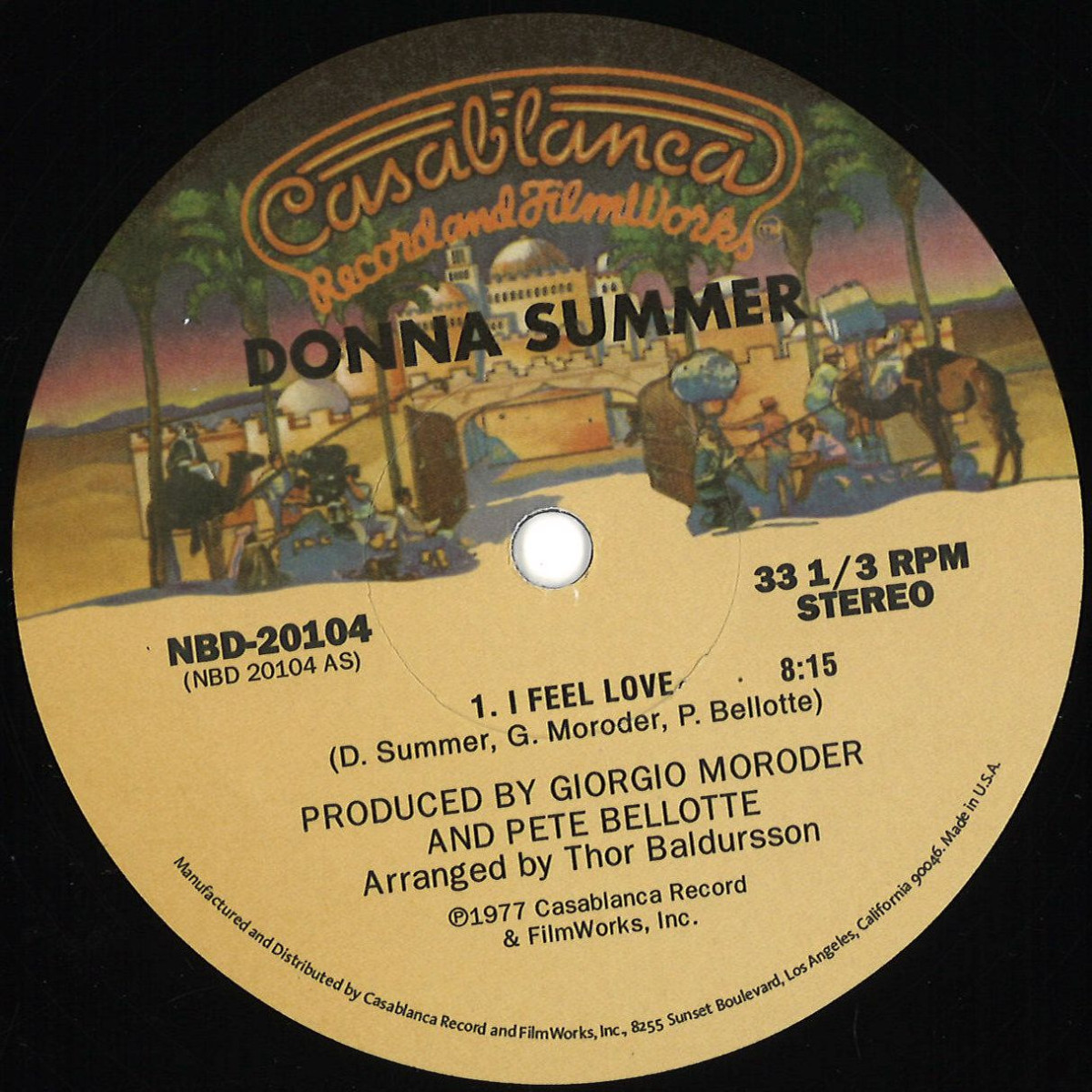 Donna Summer - I Feel Love / Love To Love Yo | Casablanca Records (NBD20104) - main