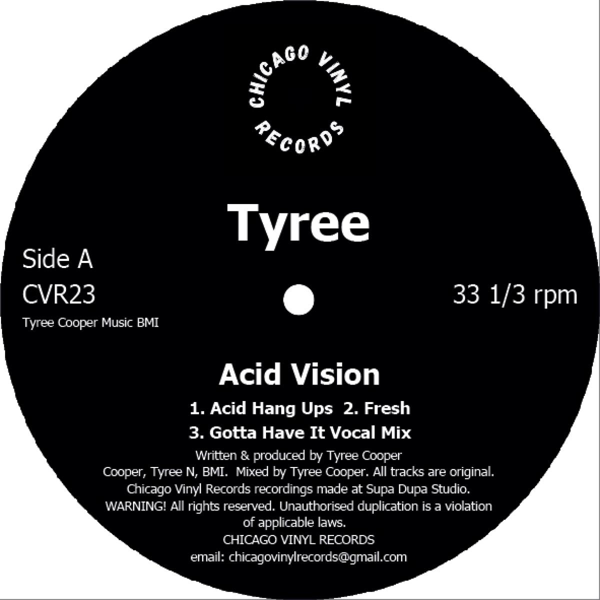 Tyree Cooper - Acid Vision | Chicago Vinyl (CVR23)