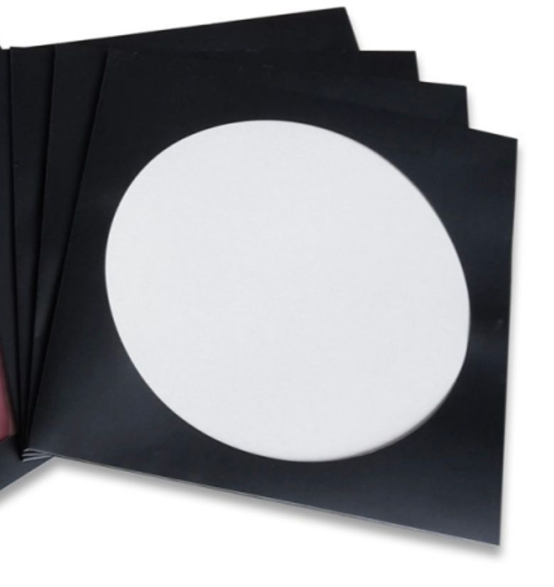 Planete Disque - Black Cardboard Cover for Picture Disc for 12" record - main