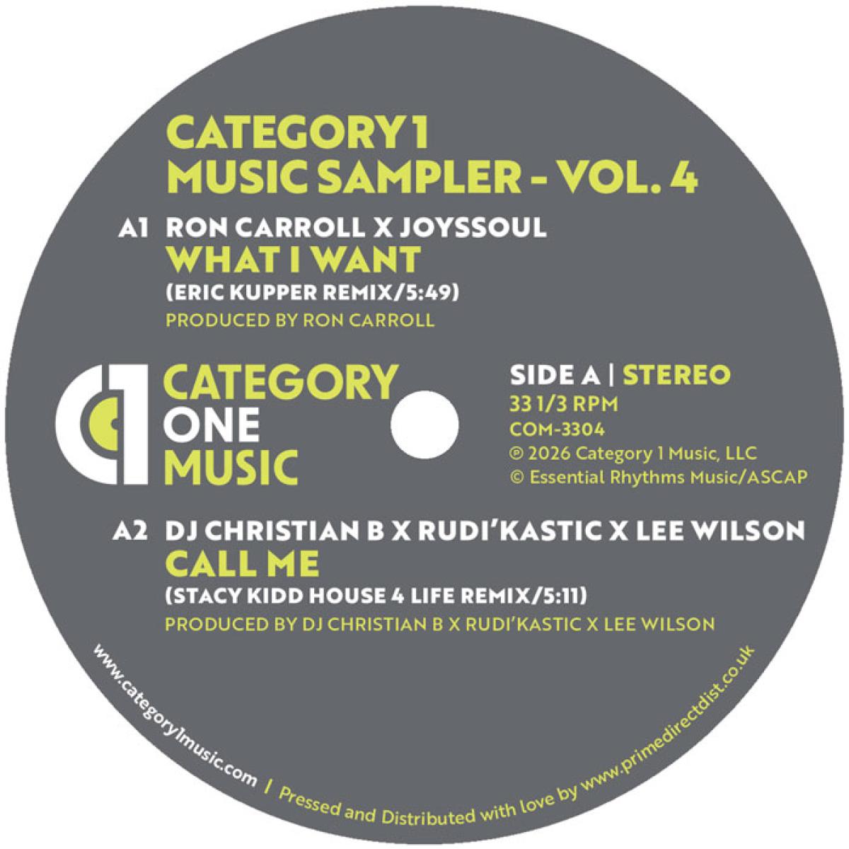 Various - Category 1 Music Sampler - Vol. 4 |  () - main