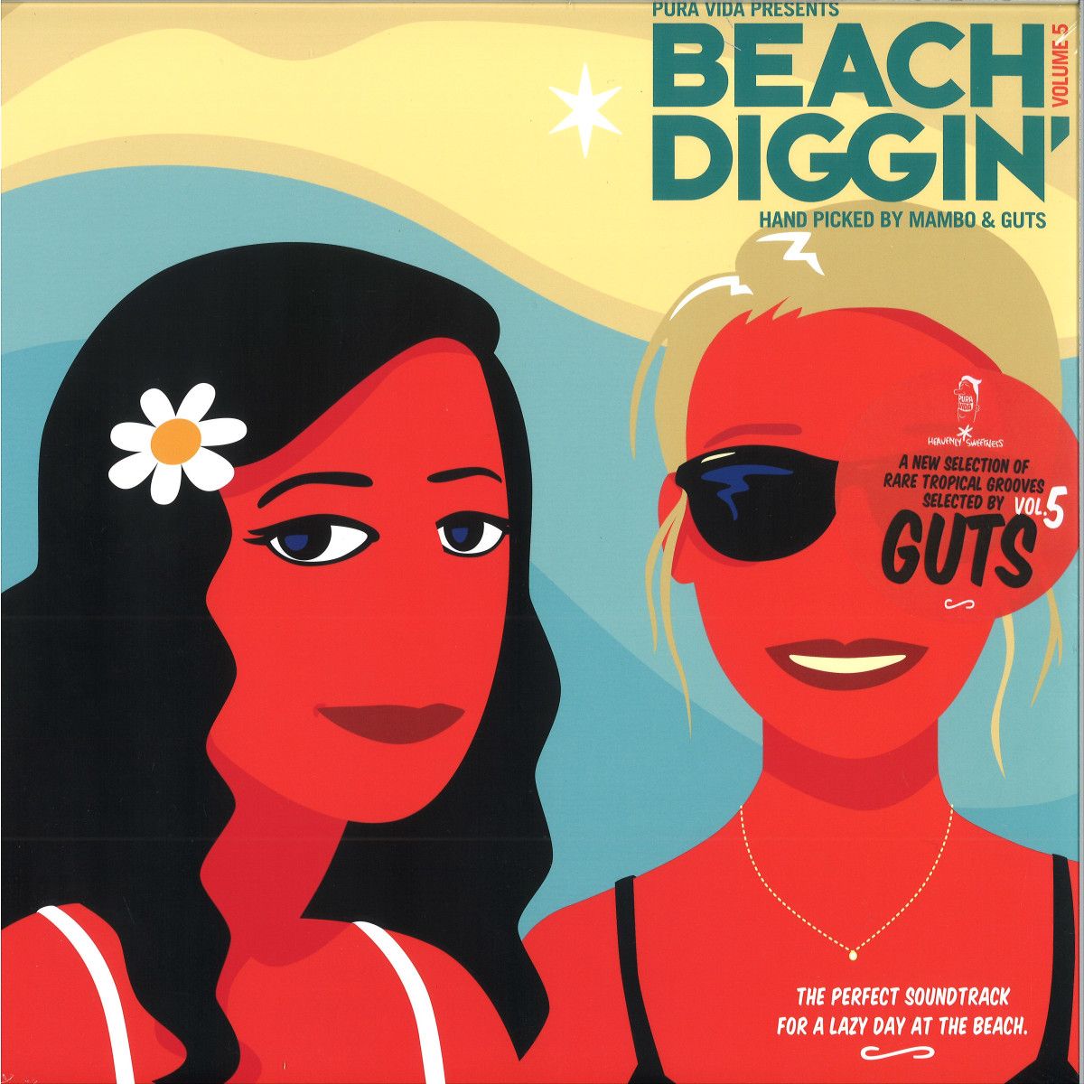 Various - Beach Diggin' Volume 5 2x12" | Heavenly Sweetness (HS168VL) - main Various - Beach Diggin' Volume 5 2x12" | Heavenly Sweetness (HS168VL) - main