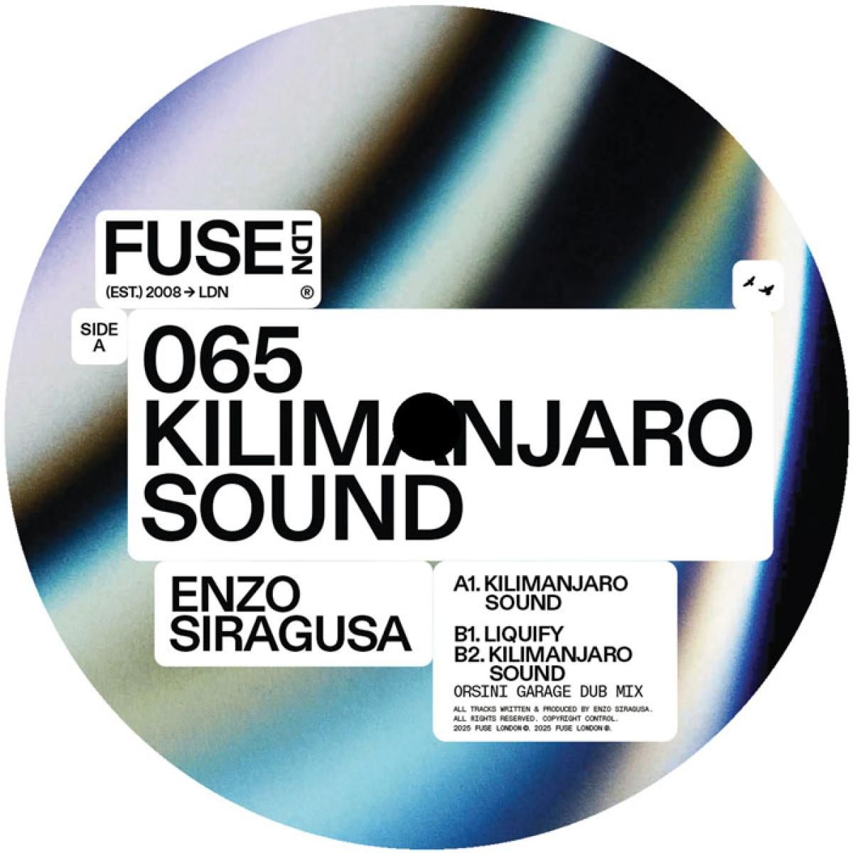 Enzo Siragusa - Kilimanjaro Sound EP | Fuse London (FUSE065) - main