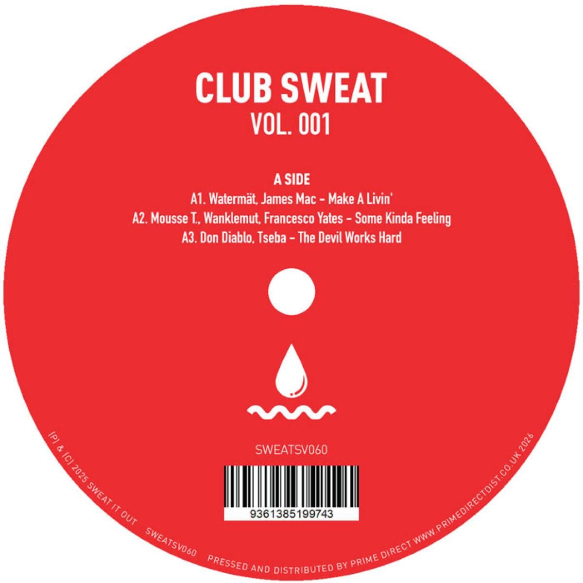 Various - Club Sweat Vol. 1 | SWEAT IT OUT (SWEATSV060) - main
