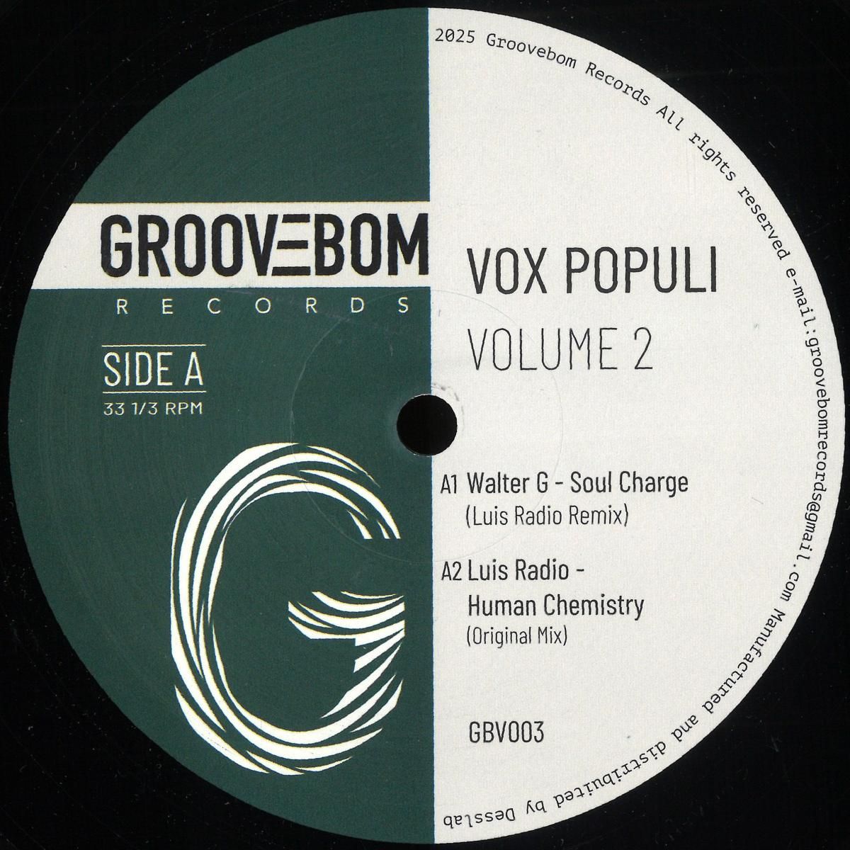 Various - Vox Populi Volume 2 | Groovebom Records (GBV003) - main Various - Vox Populi Volume 2 | Groovebom Records (GBV003) - main