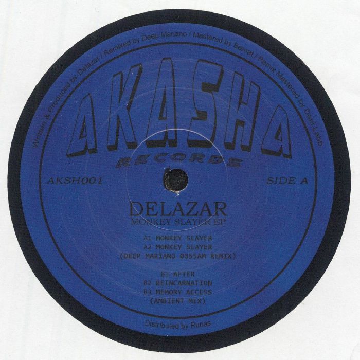 Delazar - Monkey Slayer EP | Akasha Records (AKSH001) - main Delazar - Monkey Slayer EP | Akasha Records (AKSH001) - main