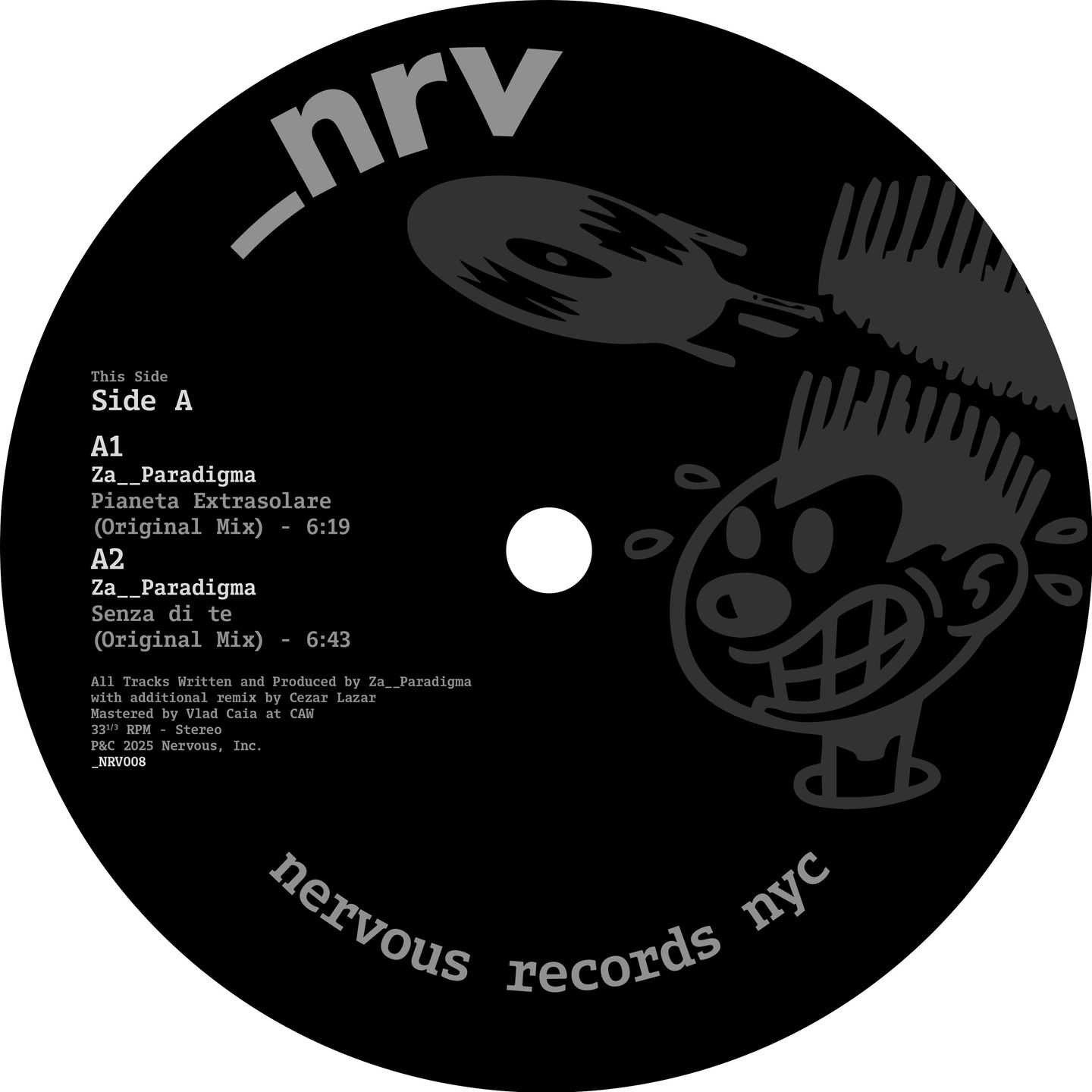 Za__Paradigma - Pianeta Extrasolare | Nervous Records (_NRV008) Za__Paradigma - Pianeta Extrasolare | Nervous Records (_NRV008)