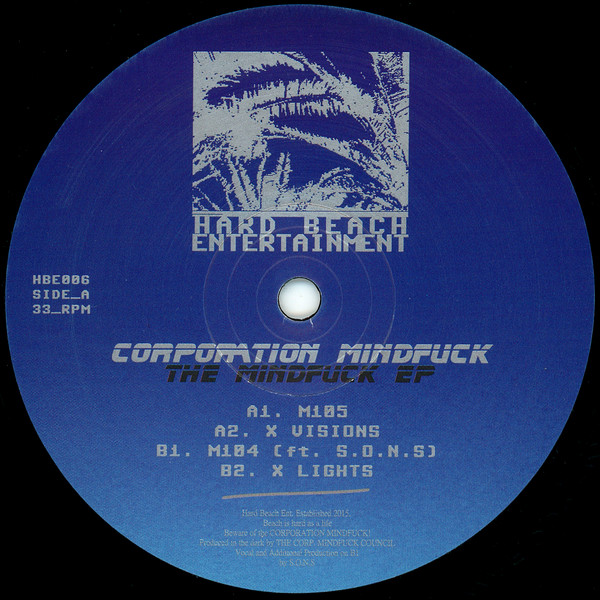Corporation Mindfuck - The Mindfuck EP | Hard Beach Entertainment (HBE006) - main