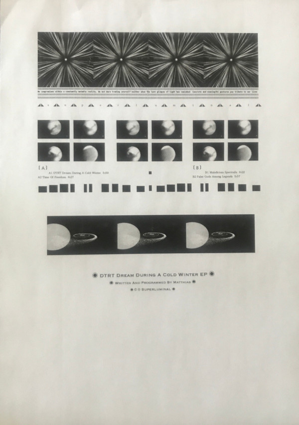 Matthias - DTRT Dream During A Cold Winter | Superluminal (SUPLU002) - 4 Matthias - DTRT Dream During A Cold Winter | Superluminal (SUPLU002) - 4
