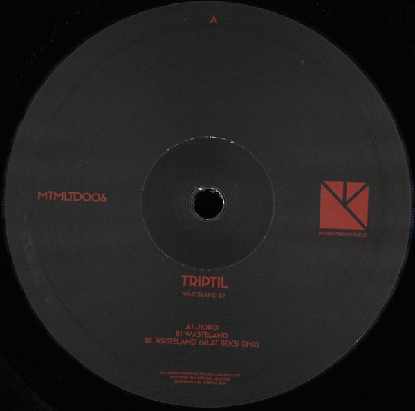 Triptil - Wasteland EP | More Than Music (MTMLTD006) Triptil - Wasteland EP | More Than Music (MTMLTD006)