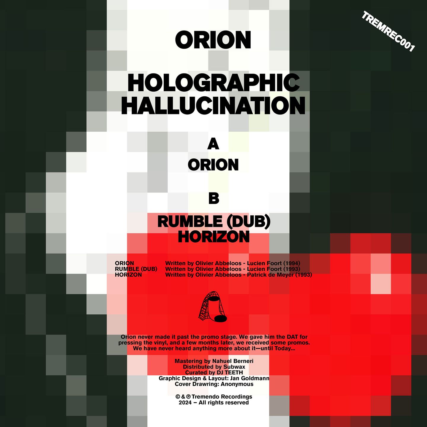 Holographic Hallucination - Orion | Tremendo Recordings (TREMREC001) - 2