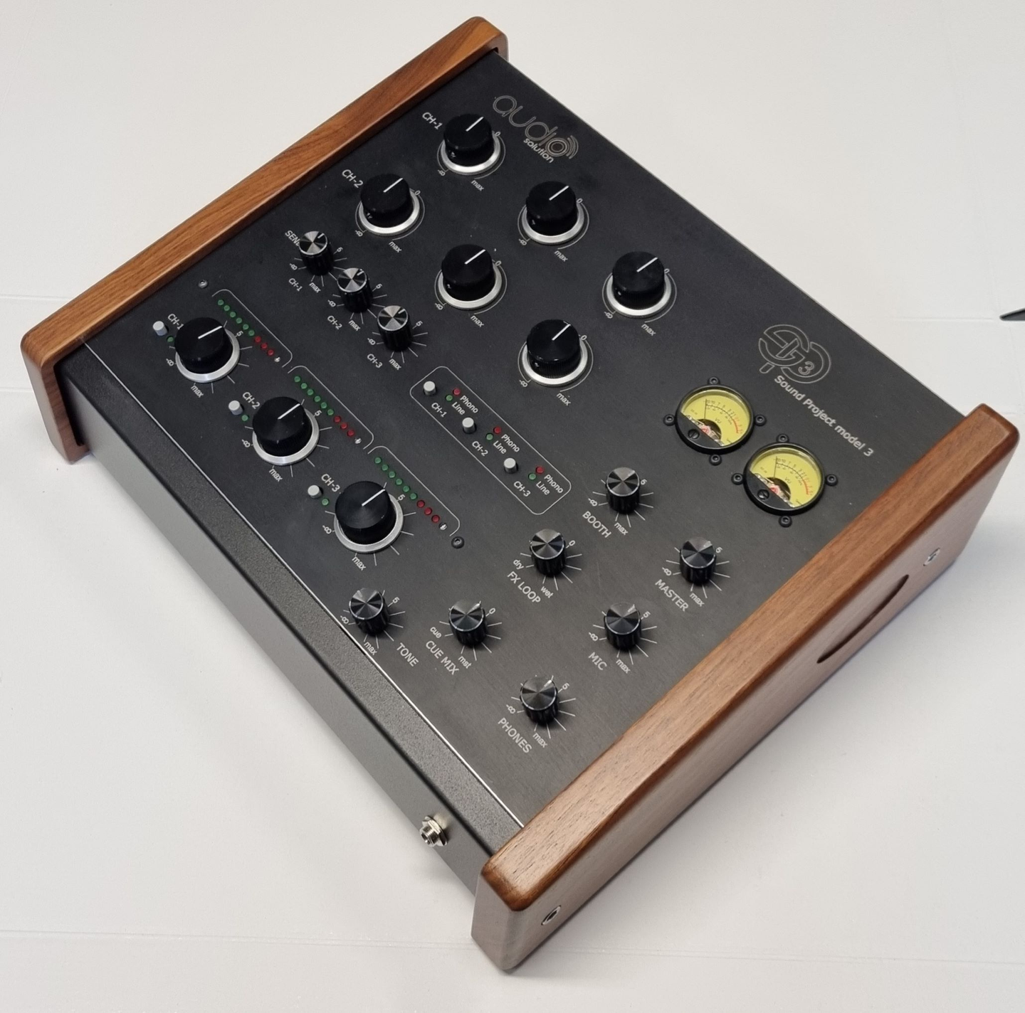 Audio Solution - SP3 3-channel Analog Rotary Mixer - 3