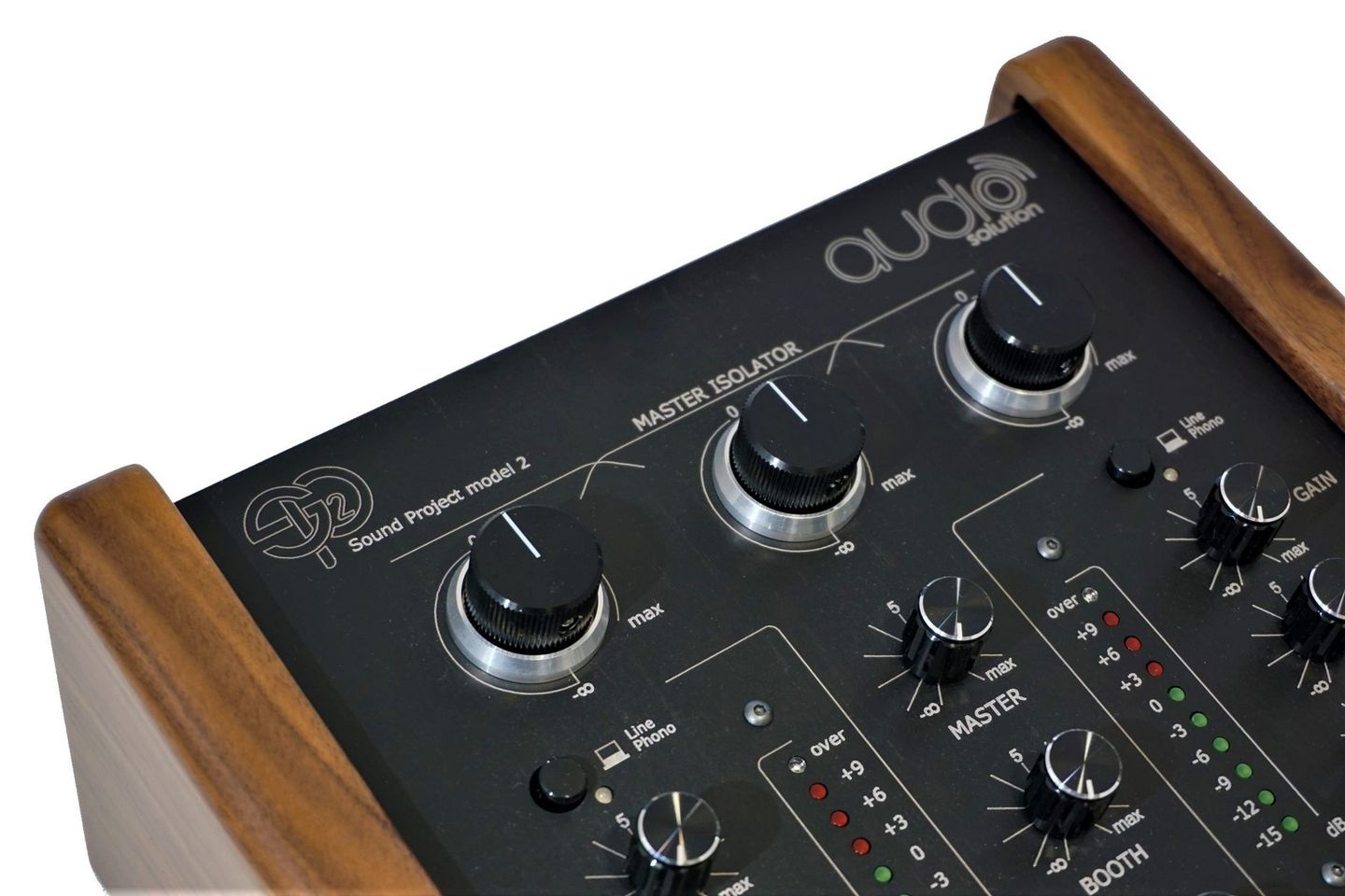 Audio Solution - SP2 2-channel Analog Rotary Mixer - 4