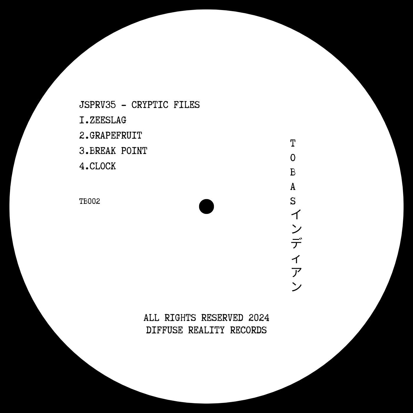 JSPRV35 - Cryptic Files | Diffuse Reality (TB002)