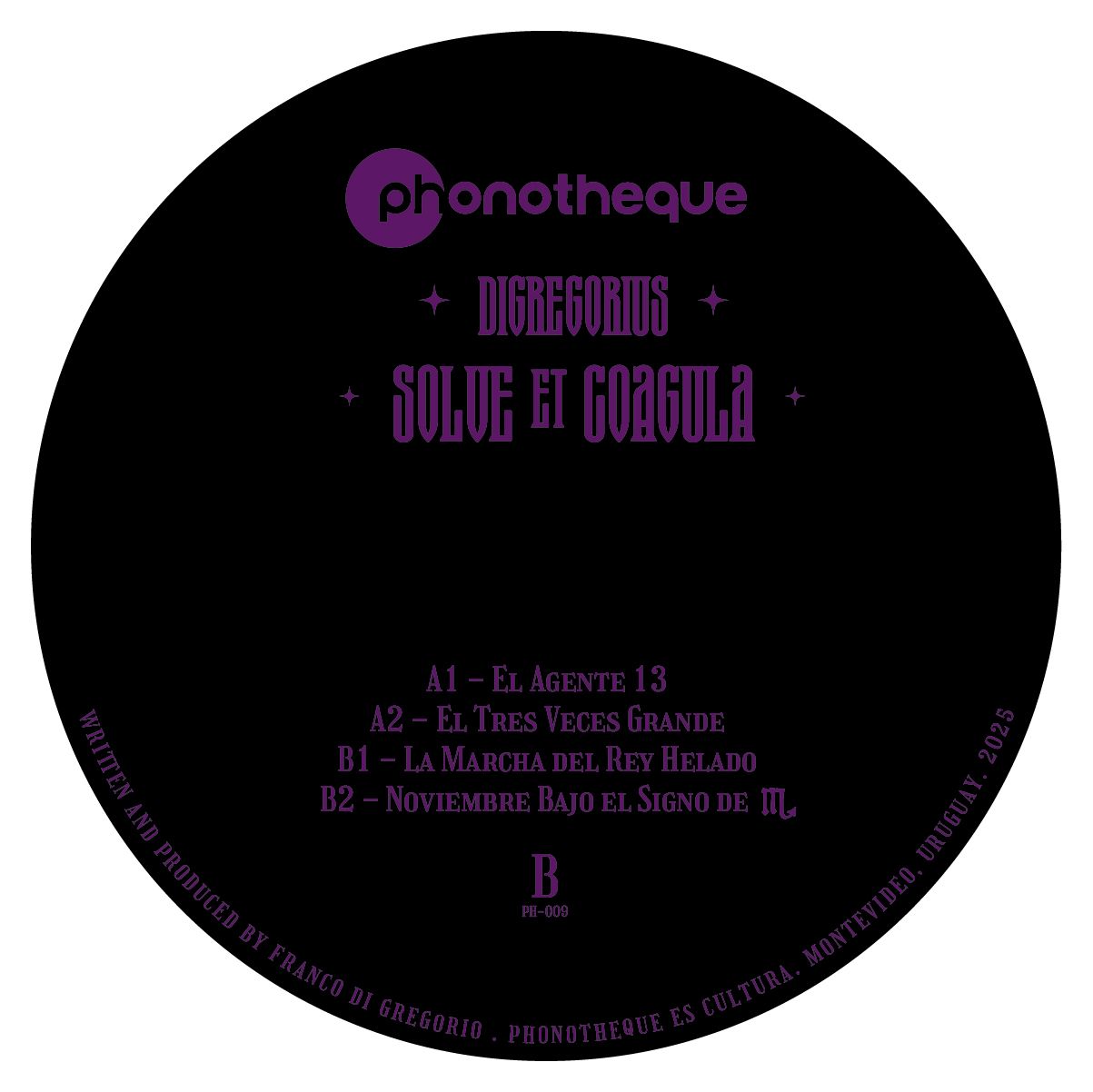 Digregorius - Solve Et Coagula | Phonotheque Recordings (PH009) - main