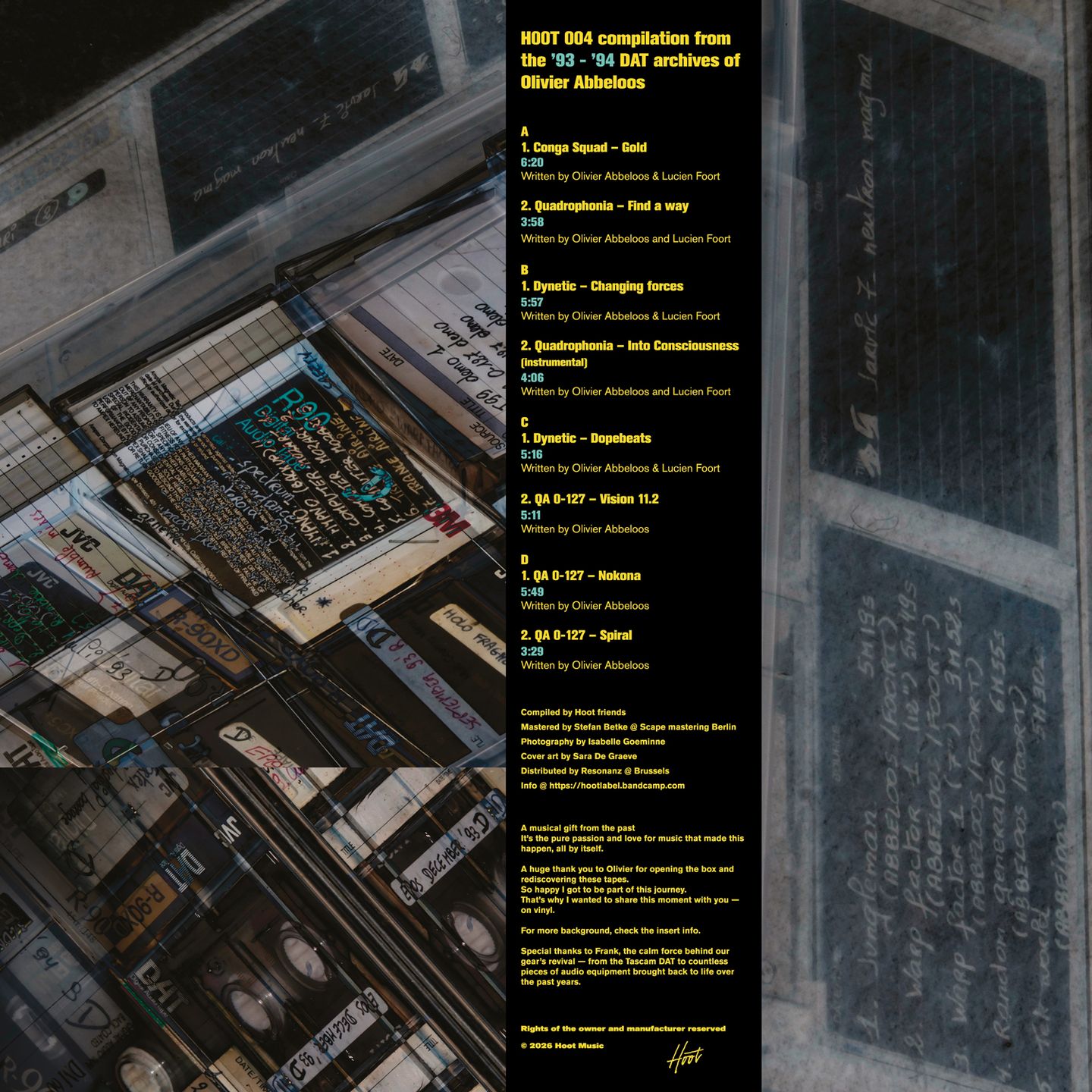 Olivier Abbeloos - Various Identities of Olivier Abbeloos | Hoot Music (HOOT004) - 2