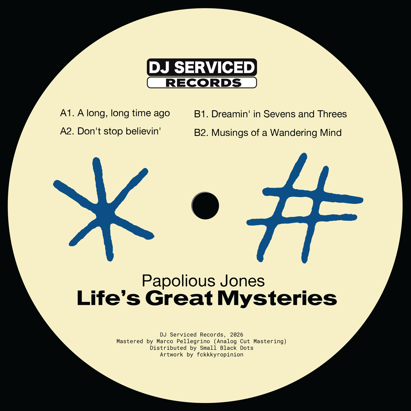 Papolious Jones - Life’s Great Mysteries | Dj Serviced Records (DJS002) - main