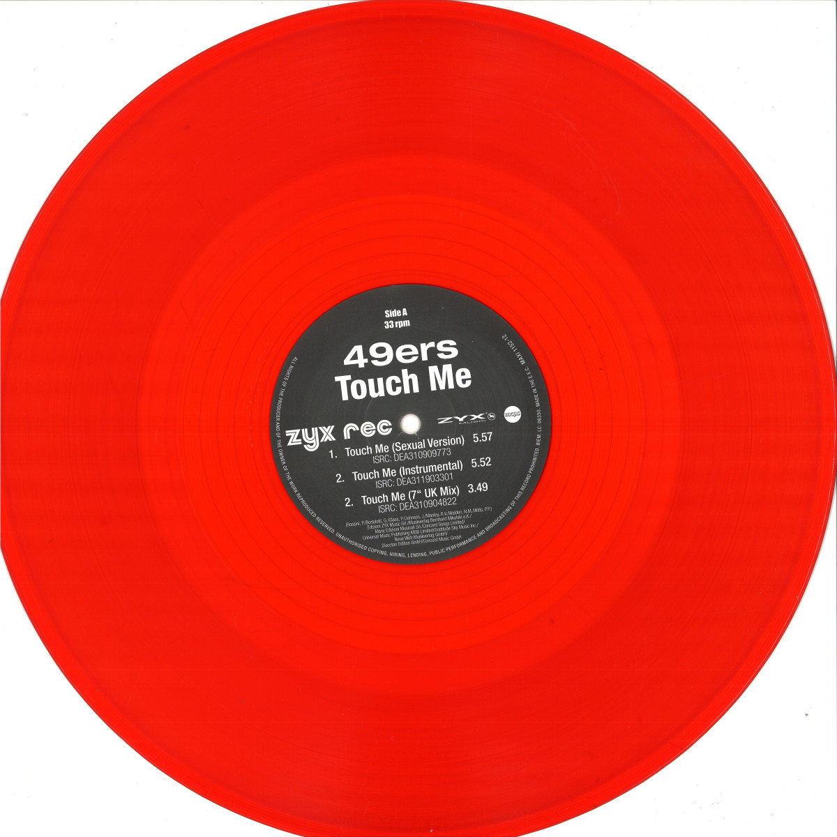 49ERS - TOUCH ME | Zyx Music (MAXI1152-12) 49ERS - TOUCH ME | Zyx Music (MAXI1152-12)