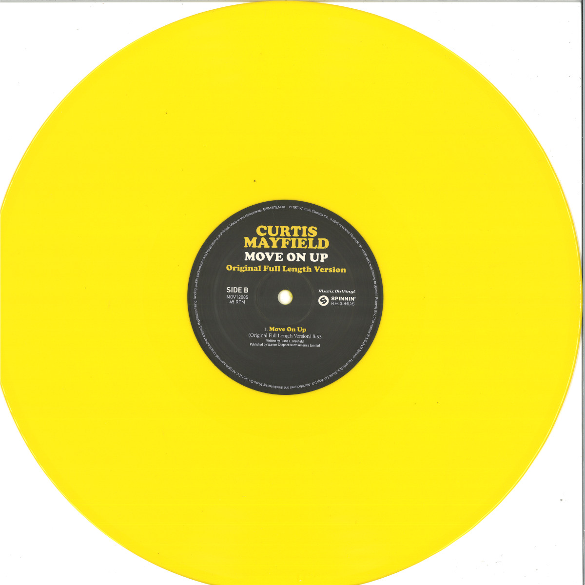 Curtis Mayfield - Move On Up | Music On Vinyl (MOV12085C) Curtis Mayfield - Move On Up | Music On Vinyl (MOV12085C)