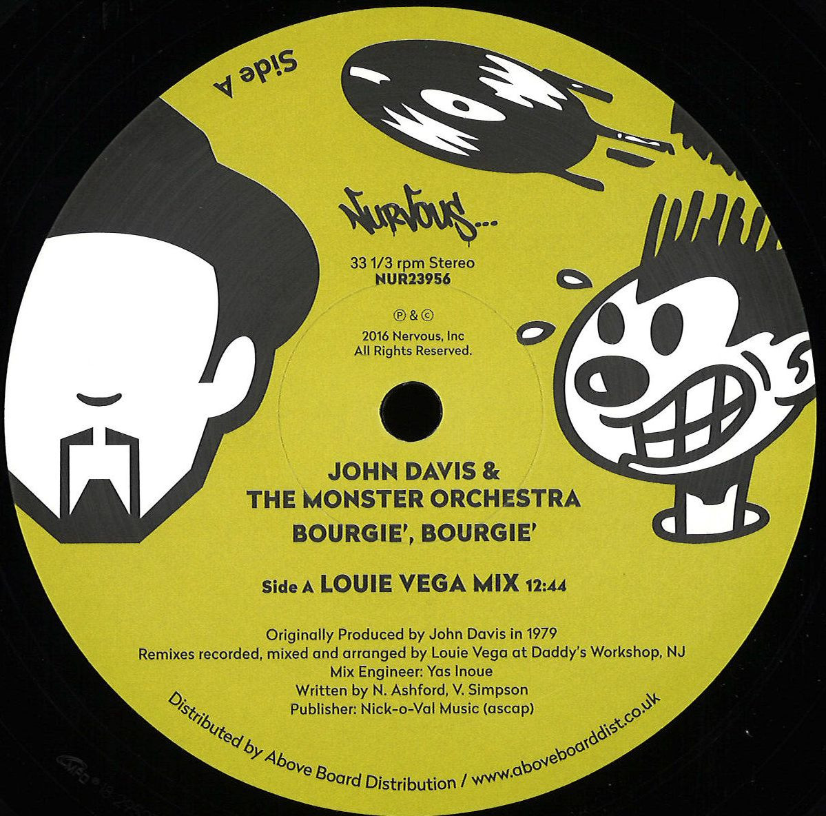 John Davis  &  The Monster Orchestra - Bourgie, Bourgie | Nervous USA (NUR23956) John Davis  &  The Monster Orchestra - Bourgie, Bourgie | Nervous USA (NUR23956)