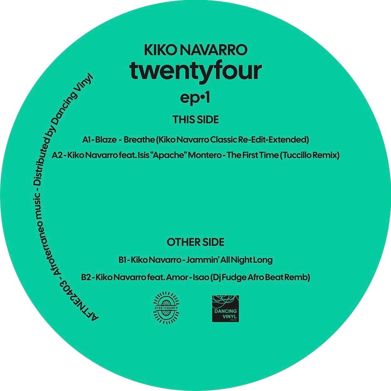 Kiko Navarro - Twentyfour EP | Afroterraneo Music (AFTNEV2401) - 2 Kiko Navarro - Twentyfour EP | Afroterraneo Music (AFTNEV2401) - 2