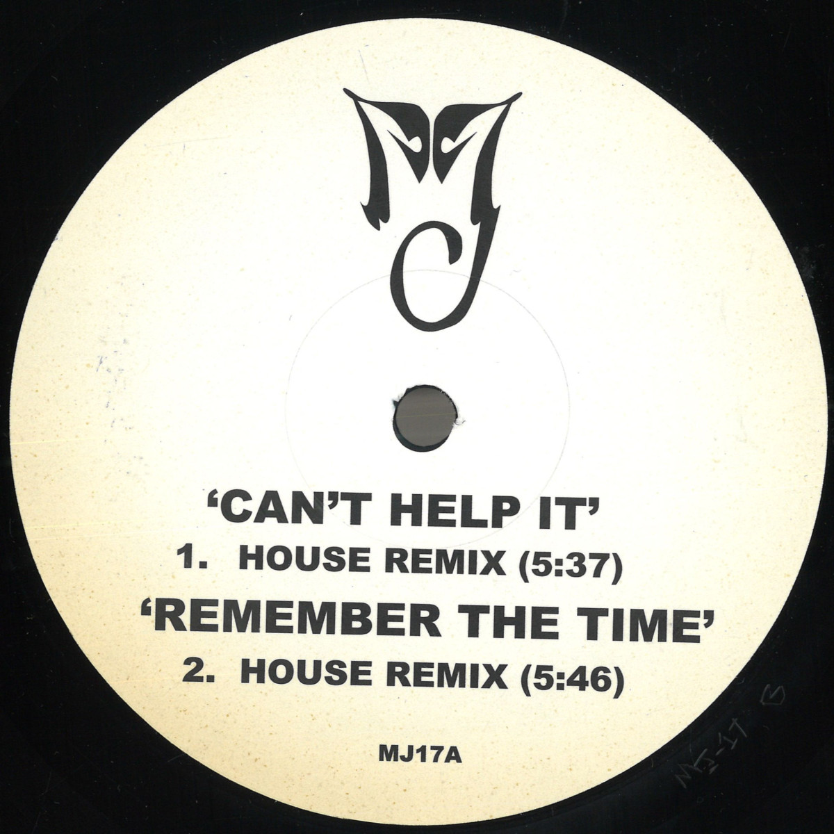 MJ - Can't Help It / Remember The Time / Butterflies (Remixes) | Not On Label (MJ17) MJ - Can't Help It / Remember The Time / Butterflies (Remixes) | Not On Label (MJ17)