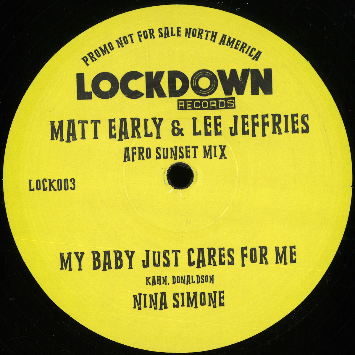 NINA SIMONE - My Baby Just Cares For Me | LOCKDOWN (LOCK003) NINA SIMONE - My Baby Just Cares For Me | LOCKDOWN (LOCK003)