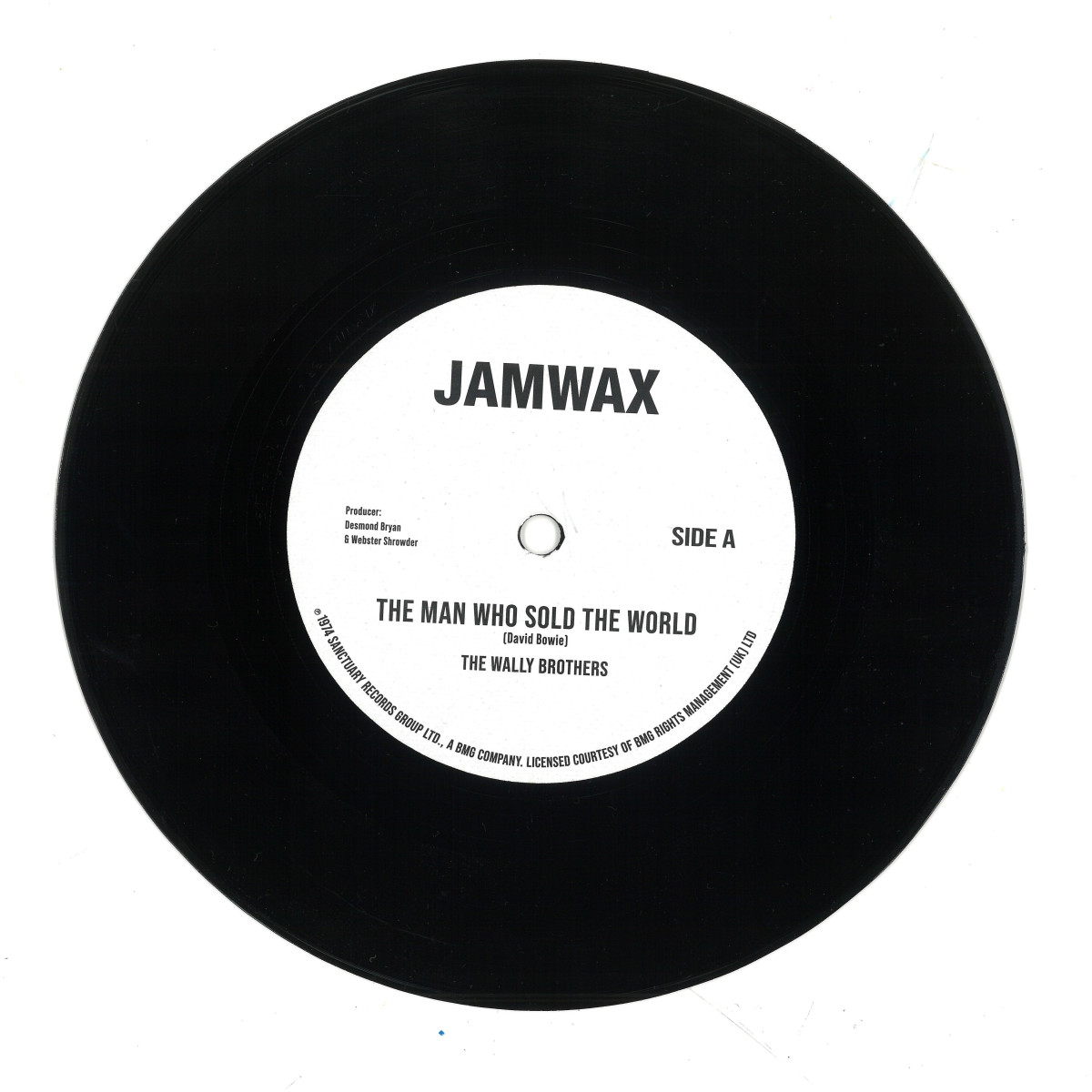The Wally Brothers - The Man Who Sold The World 7" | Jamwax (JAMWAX33) The Wally Brothers - The Man Who Sold The World 7" | Jamwax (JAMWAX33)