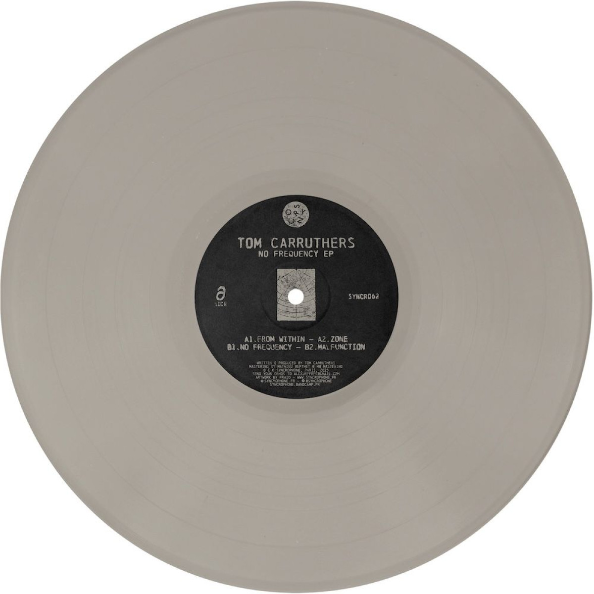 Tom Carruthers - No Frequency EP | Syncrophone Records (SYNCRO62) Tom Carruthers - No Frequency EP | Syncrophone Records (SYNCRO62)