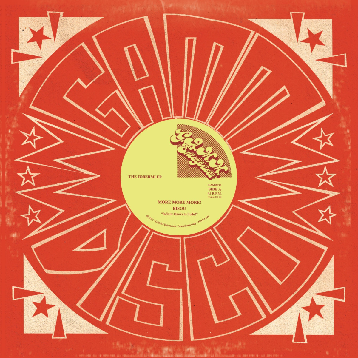 BISOU - THE JOBERMI EP | GAMM Recordings (GAMM192) BISOU - THE JOBERMI EP | GAMM Recordings (GAMM192)