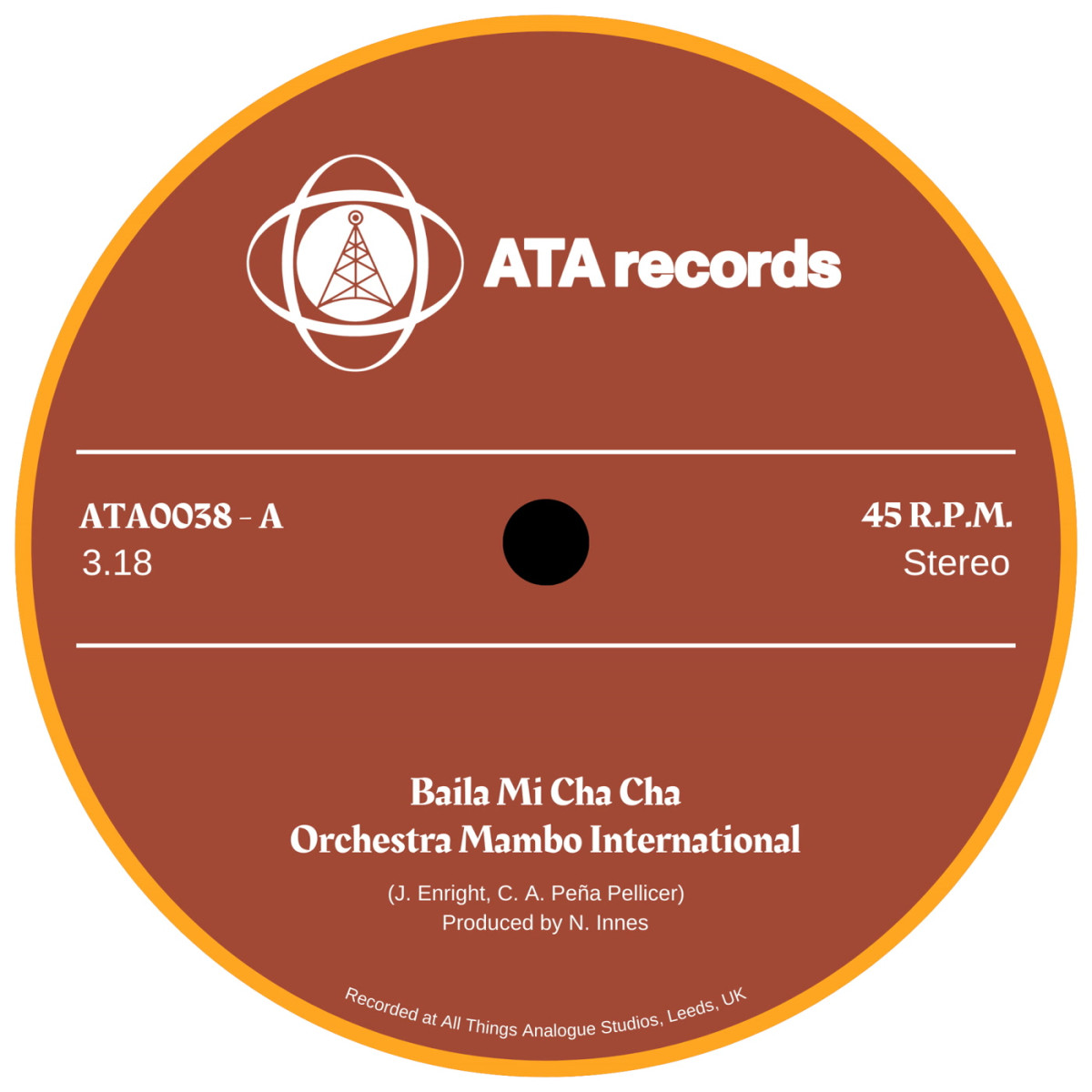 Orchestra Mambo International - Baila Mi Cha Cha | ATA Records (ATA038) Orchestra Mambo International - Baila Mi Cha Cha | ATA Records (ATA038)