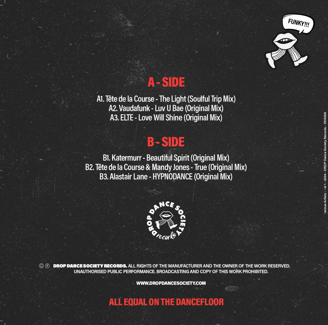 Alastair Lane  &  ELTE  &  Katermurr  &  Tête de la Course - Various Artists - Vol 1 - 2024 | DROP Dance Society Records (DDS009) - 2 Alastair Lane  &  ELTE  &  Katermurr  &  Tête de la Course - Various Artists - Vol 1 - 2024 | DROP Dance Society Records (DDS009) - 2