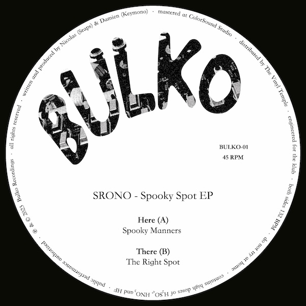 Srono - Spooky Spot EP 10" | Bulko Recordings (DVD_BULKO01)